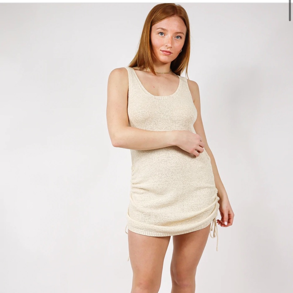 Cream Knit dress
